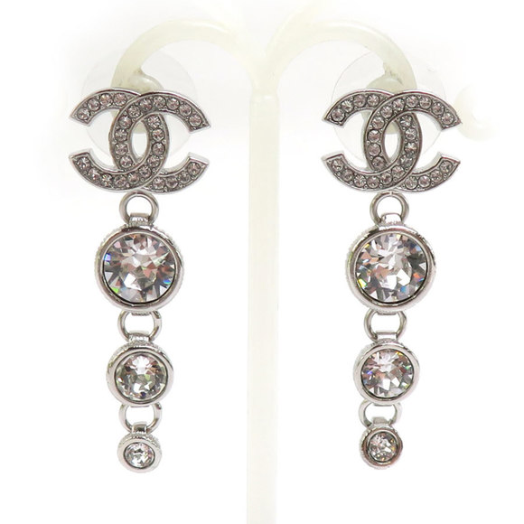 CHANEL Metal Silver Earrings for Women r10629a - Picture 1 of 5